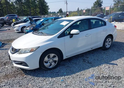 2014 Honda Civic Lx z USA, uszkodzony, nr VIN 2HGFB2F55EH556943